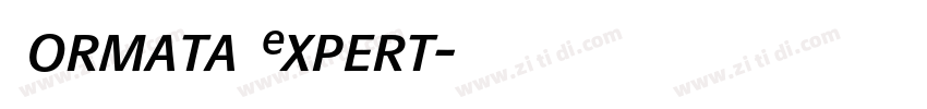 Formata Expert字体转换